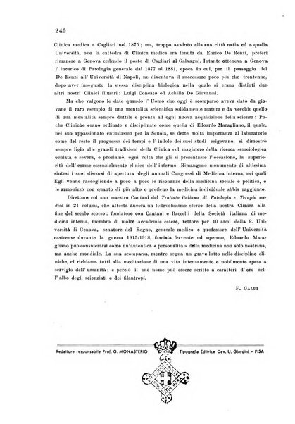 Rassegna di fisiopatologia clinica e terapeutica