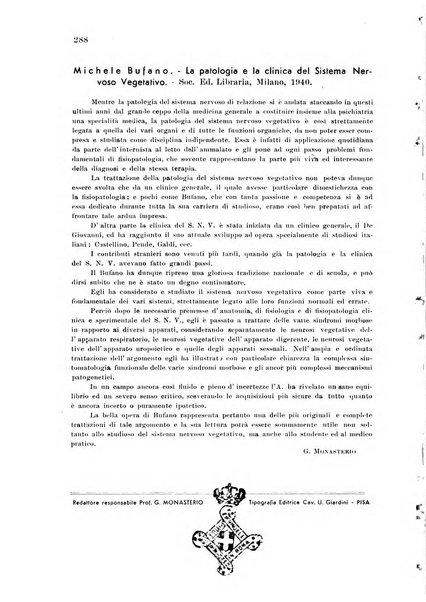 Rassegna di fisiopatologia clinica e terapeutica