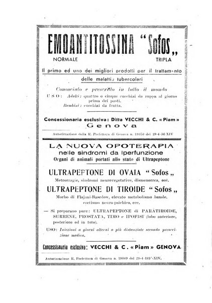 Rassegna di fisiopatologia clinica e terapeutica