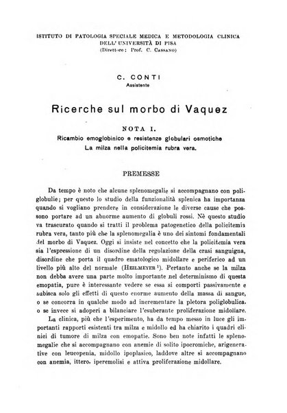 Rassegna di fisiopatologia clinica e terapeutica