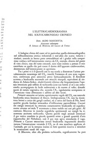 Rassegna di medicina industriale pubblicazione mensile dell'Ente nazionale di propaganda per la prevenzione infortuni