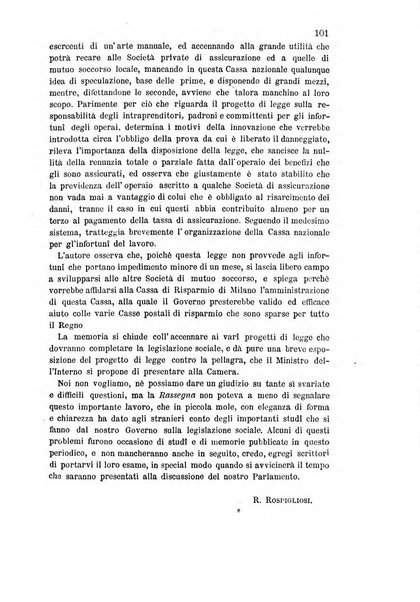 Rassegna di scienze sociali e politiche