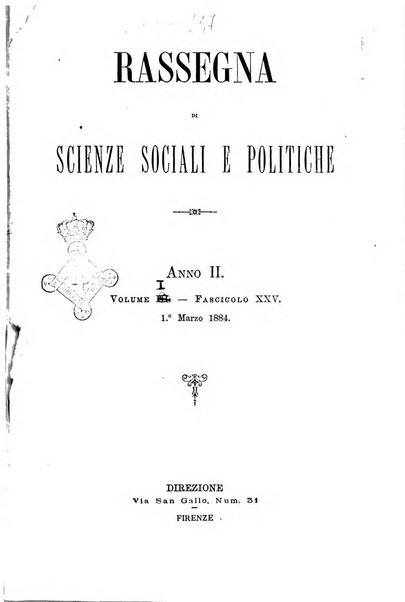 Rassegna di scienze sociali e politiche