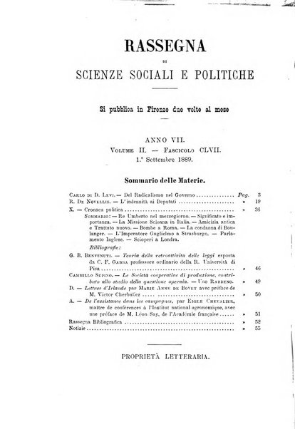 Rassegna di scienze sociali e politiche