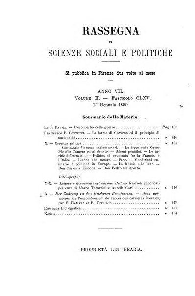 Rassegna di scienze sociali e politiche