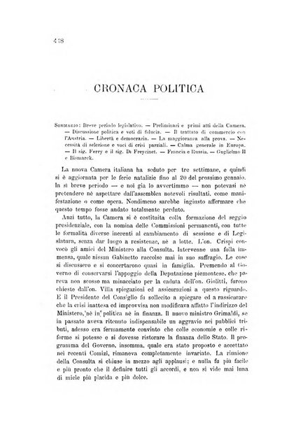 Rassegna di scienze sociali e politiche