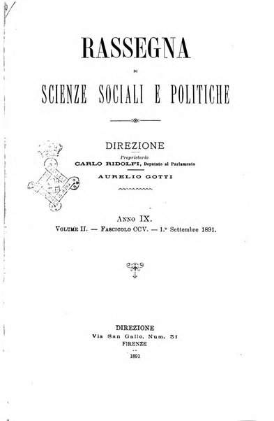 Rassegna di scienze sociali e politiche