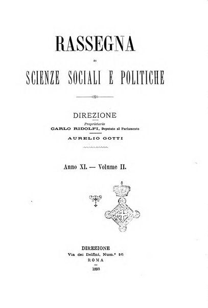 Rassegna di scienze sociali e politiche