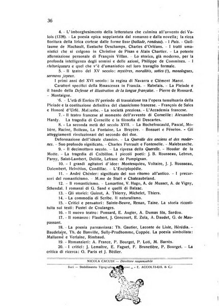 Rassegna di studi francesi organo trimestrale della Sezione pugliese dell'Union intellectuelle franco-italienne di Parigi