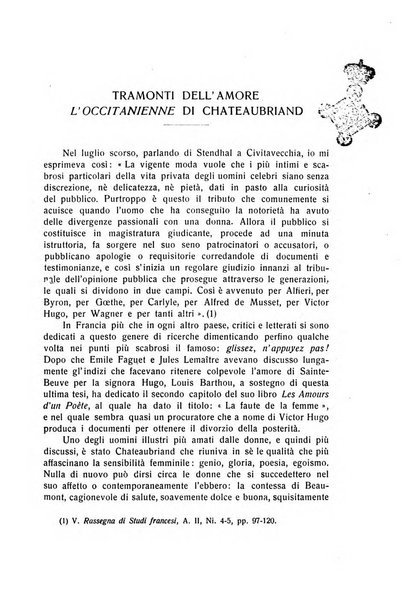 Rassegna di studi francesi organo trimestrale della Sezione pugliese dell'Union intellectuelle franco-italienne di Parigi