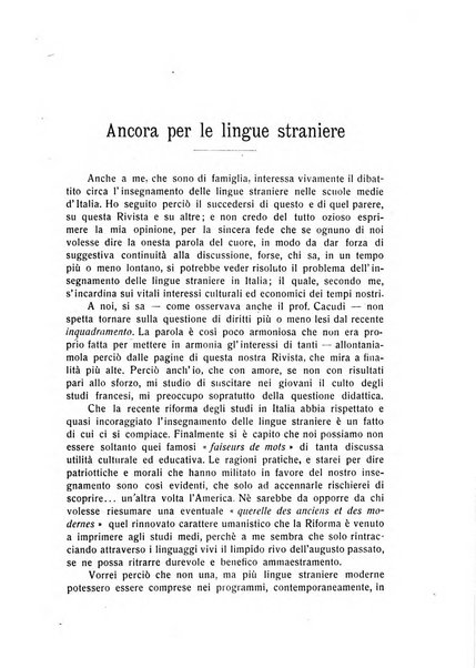 Rassegna di studi francesi organo trimestrale della Sezione pugliese dell'Union intellectuelle franco-italienne di Parigi