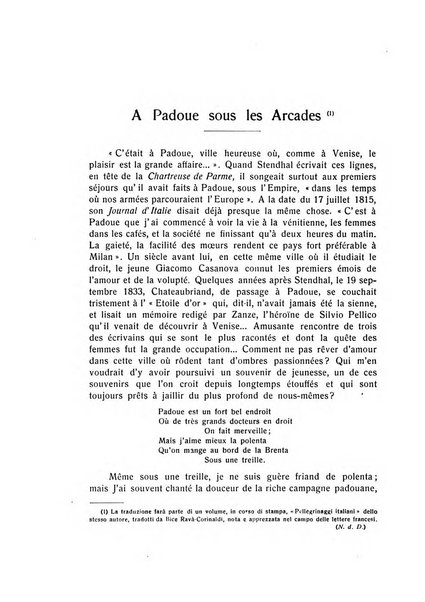 Rassegna di studi francesi organo trimestrale della Sezione pugliese dell'Union intellectuelle franco-italienne di Parigi