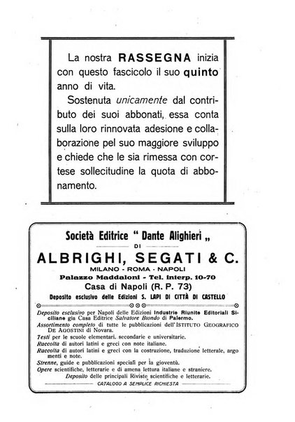 Rassegna di studi francesi organo trimestrale della Sezione pugliese dell'Union intellectuelle franco-italienne di Parigi