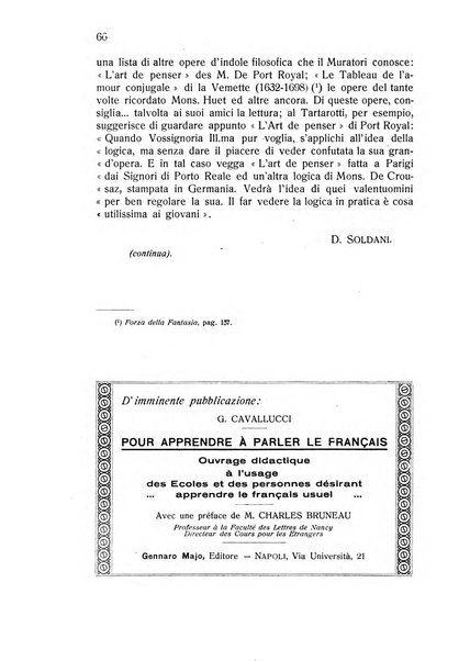 Rassegna di studi francesi organo trimestrale della Sezione pugliese dell'Union intellectuelle franco-italienne di Parigi