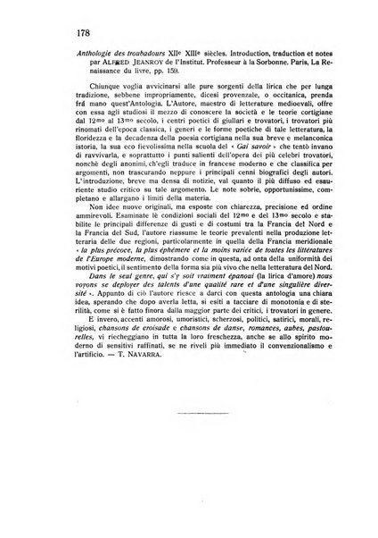 Rassegna di studi francesi organo trimestrale della Sezione pugliese dell'Union intellectuelle franco-italienne di Parigi