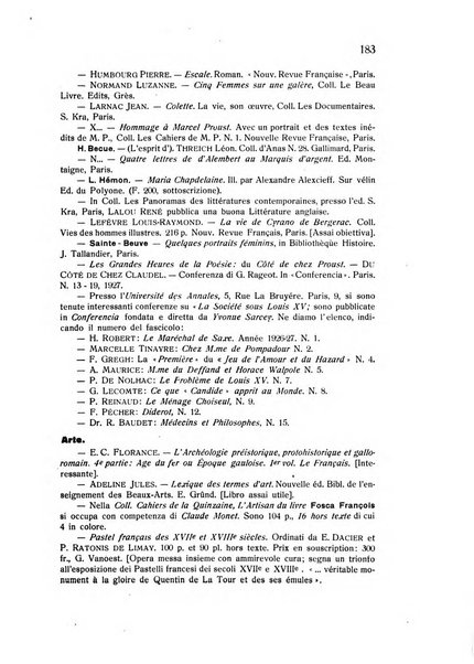 Rassegna di studi francesi organo trimestrale della Sezione pugliese dell'Union intellectuelle franco-italienne di Parigi