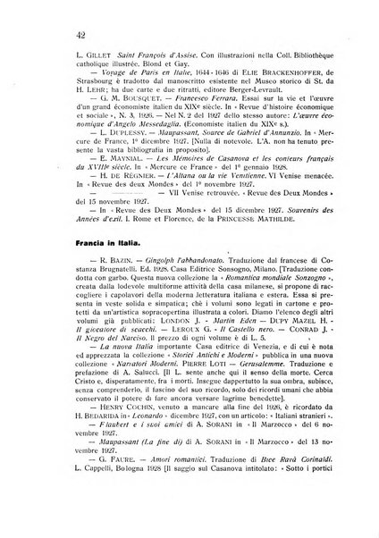 Rassegna di studi francesi organo trimestrale della Sezione pugliese dell'Union intellectuelle franco-italienne di Parigi