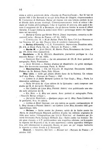 Rassegna di studi francesi organo trimestrale della Sezione pugliese dell'Union intellectuelle franco-italienne di Parigi