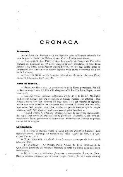 Rassegna di studi francesi organo trimestrale della Sezione pugliese dell'Union intellectuelle franco-italienne di Parigi