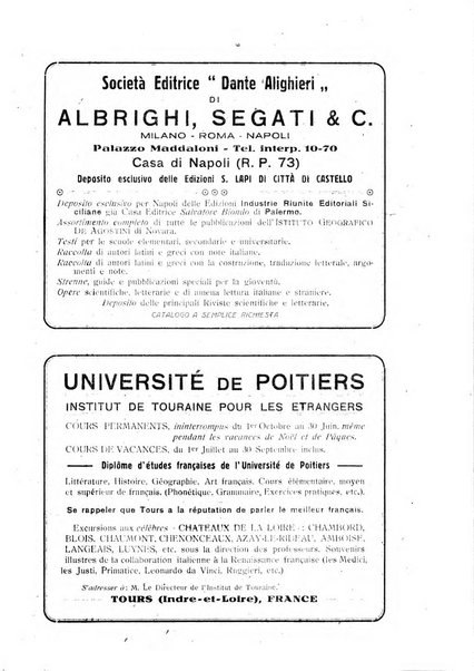 Rassegna di studi francesi organo trimestrale della Sezione pugliese dell'Union intellectuelle franco-italienne di Parigi