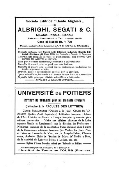 Rassegna di studi francesi organo trimestrale della Sezione pugliese dell'Union intellectuelle franco-italienne di Parigi