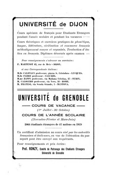 Rassegna di studi francesi organo trimestrale della Sezione pugliese dell'Union intellectuelle franco-italienne di Parigi