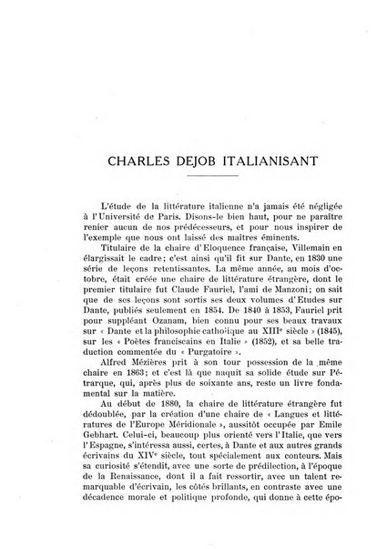 Rassegna di studi francesi organo trimestrale della Sezione pugliese dell'Union intellectuelle franco-italienne di Parigi