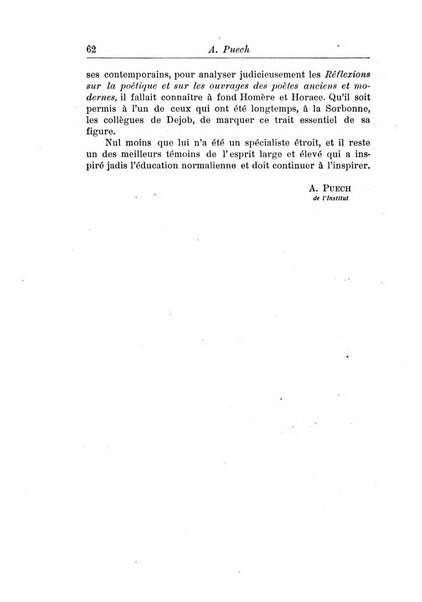 Rassegna di studi francesi organo trimestrale della Sezione pugliese dell'Union intellectuelle franco-italienne di Parigi