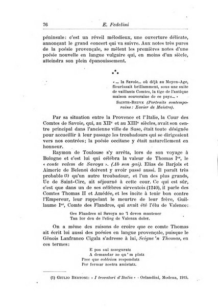 Rassegna di studi francesi organo trimestrale della Sezione pugliese dell'Union intellectuelle franco-italienne di Parigi