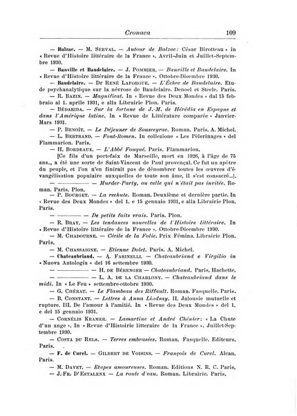 Rassegna di studi francesi organo trimestrale della Sezione pugliese dell'Union intellectuelle franco-italienne di Parigi