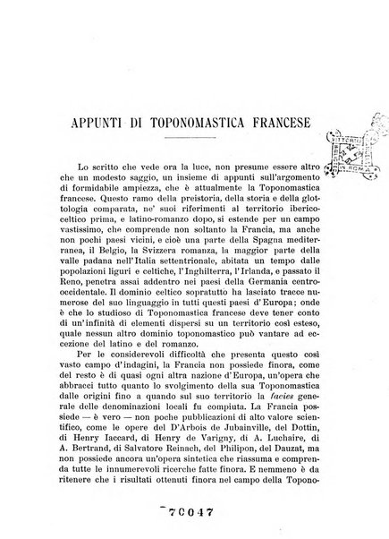 Rassegna di studi francesi organo trimestrale della Sezione pugliese dell'Union intellectuelle franco-italienne di Parigi