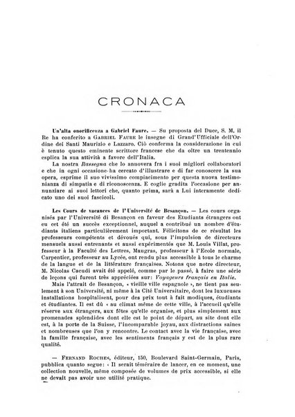 Rassegna di studi francesi organo trimestrale della Sezione pugliese dell'Union intellectuelle franco-italienne di Parigi