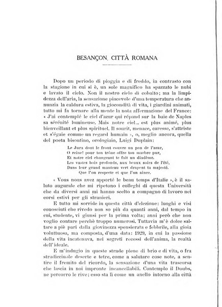 Rassegna di studi francesi organo trimestrale della Sezione pugliese dell'Union intellectuelle franco-italienne di Parigi