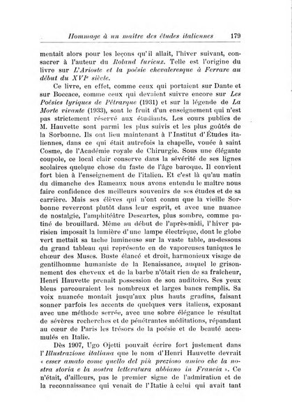 Rassegna di studi francesi organo trimestrale della Sezione pugliese dell'Union intellectuelle franco-italienne di Parigi