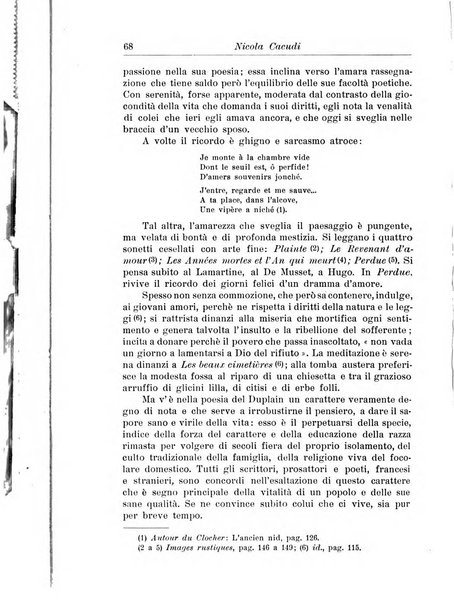 Rassegna di studi francesi organo trimestrale della Sezione pugliese dell'Union intellectuelle franco-italienne di Parigi