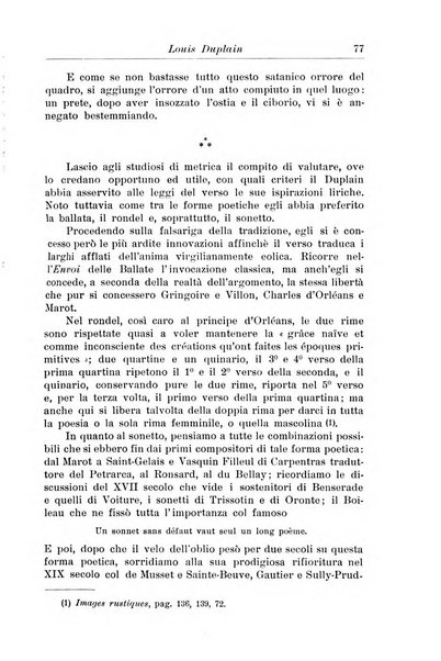 Rassegna di studi francesi organo trimestrale della Sezione pugliese dell'Union intellectuelle franco-italienne di Parigi