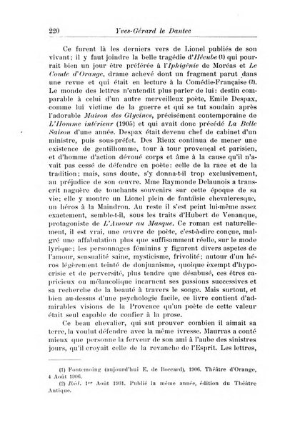 Rassegna di studi francesi organo trimestrale della Sezione pugliese dell'Union intellectuelle franco-italienne di Parigi