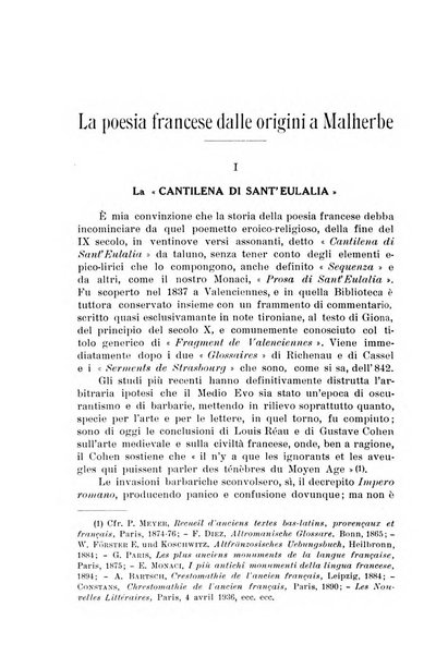 Rassegna di studi francesi organo trimestrale della Sezione pugliese dell'Union intellectuelle franco-italienne di Parigi