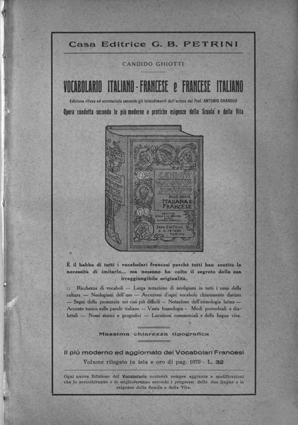 Rassegna di studi francesi organo trimestrale della Sezione pugliese dell'Union intellectuelle franco-italienne di Parigi