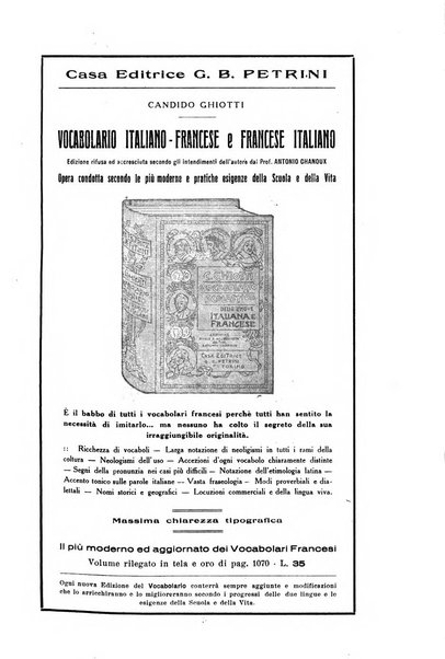 Rassegna di studi francesi organo trimestrale della Sezione pugliese dell'Union intellectuelle franco-italienne di Parigi