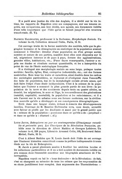 Rassegna di studi francesi organo trimestrale della Sezione pugliese dell'Union intellectuelle franco-italienne di Parigi