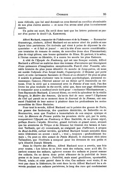 Rassegna di studi francesi organo trimestrale della Sezione pugliese dell'Union intellectuelle franco-italienne di Parigi