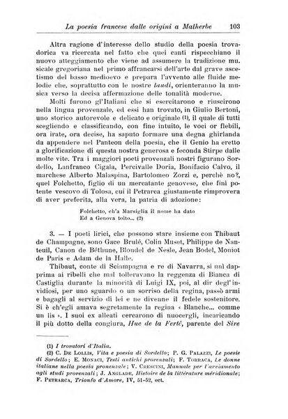 Rassegna di studi francesi organo trimestrale della Sezione pugliese dell'Union intellectuelle franco-italienne di Parigi