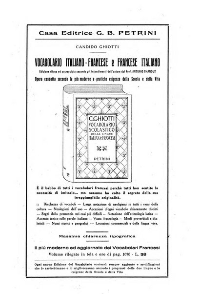 Rassegna di studi francesi organo trimestrale della Sezione pugliese dell'Union intellectuelle franco-italienne di Parigi