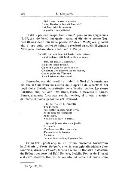 Rassegna di studi francesi organo trimestrale della Sezione pugliese dell'Union intellectuelle franco-italienne di Parigi