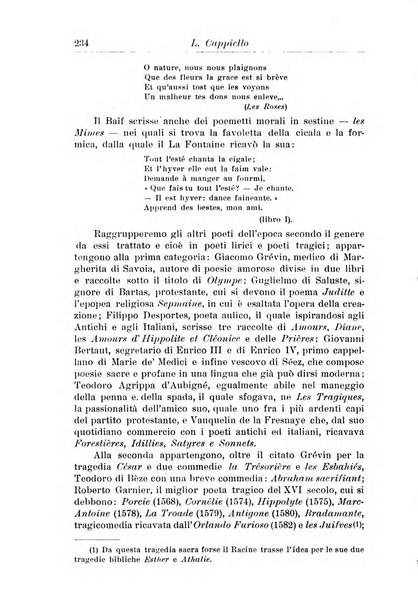 Rassegna di studi francesi organo trimestrale della Sezione pugliese dell'Union intellectuelle franco-italienne di Parigi