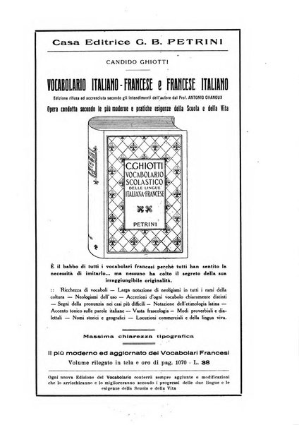 Rassegna di studi francesi organo trimestrale della Sezione pugliese dell'Union intellectuelle franco-italienne di Parigi