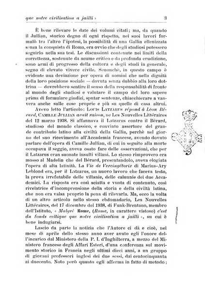 Rassegna di studi francesi organo trimestrale della Sezione pugliese dell'Union intellectuelle franco-italienne di Parigi