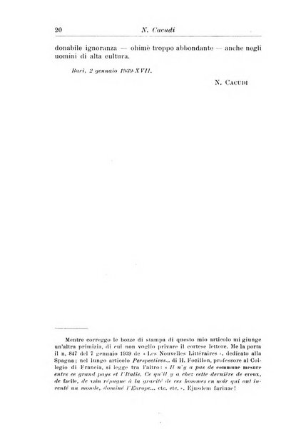 Rassegna di studi francesi organo trimestrale della Sezione pugliese dell'Union intellectuelle franco-italienne di Parigi