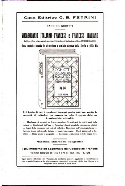 Rassegna di studi francesi organo trimestrale della Sezione pugliese dell'Union intellectuelle franco-italienne di Parigi